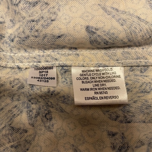 Tasso Elba Mens silky button up short sleeve floral print shirt Size XXL - Picture 4 of 8